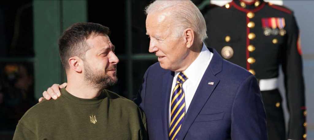 Zelenski y Joe Biden